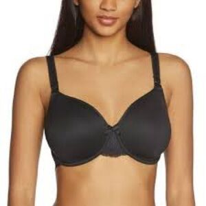 NWT Bravado Allure black underwire nursing breastfeeding bra, size 38 F/G.